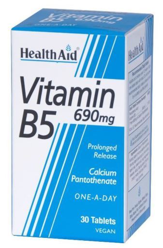 HealthAid Calcium Pantothenate Vit B5 30comp. Health Aid