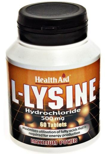 HealthAid L Lysine 500 mg 60 Comp