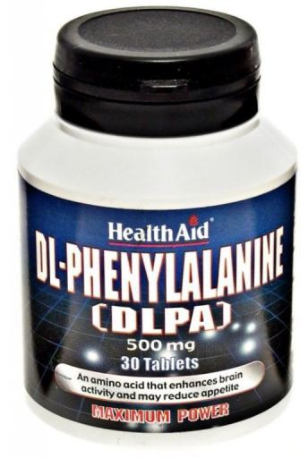 Di phenylalanine DLPA 500 mg 30 &kappa;&alpha;&rho;&tau;έ&lambda;&epsilon;&sigmaf;