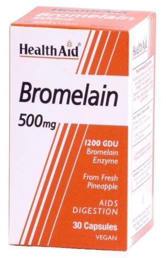 HealthAid Bromelain Proteolytic Enzymes 30 Capsules
