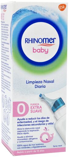 Nebulizador Rhinomer Baby Fuerza Extra Suave 115 ml