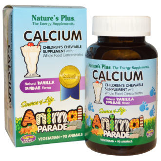 NaturesPlus Animal Parade Calcium - 90 Chewable Tablets