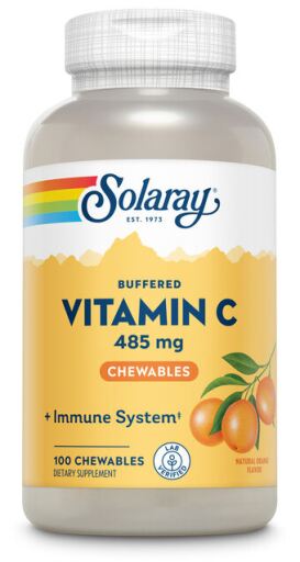 Vitamin C 500 Orange Flavor 100 Chewable Tablets