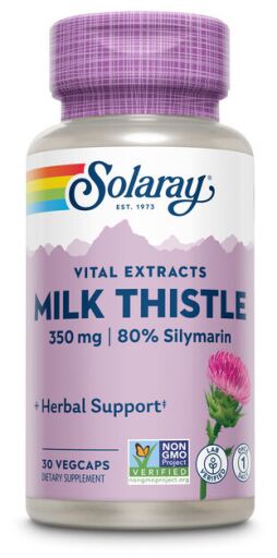 Solaray Milk Thistle 30 Vegetable Capsules