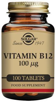 Solgar Vitamin B12 100 mcg 100 Tablets