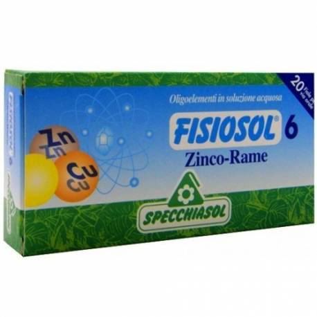 Fisiosol 06 Zinc Cobre 20 Viales