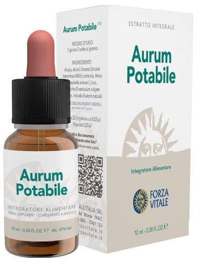 Forza Vitale Aurum Potable Gold Spagyric Metal 10 ml