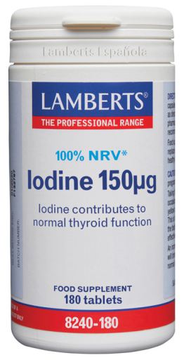 Lamberts Iodine 150 g 180 Tablets