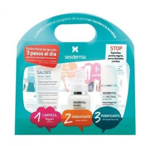 Salises Antiacne Pack 3 Pieces