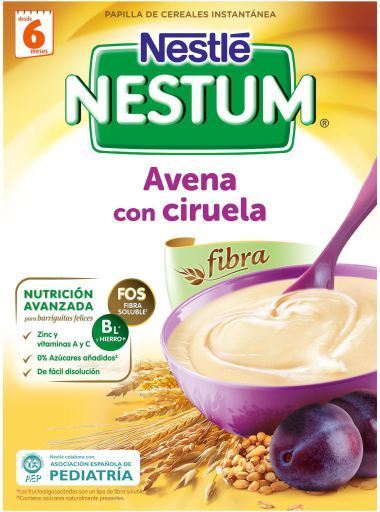 Nestum Pap Oats And Plum From 6 Months On 250 gr
