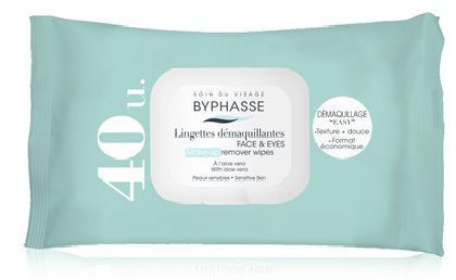 Byphasse Makeup Removing Wipes 40units Aloe Vera Sensitive skin