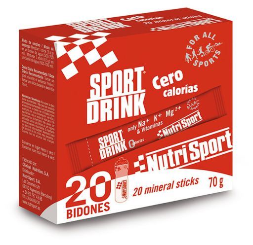 Nutrisport Sportdrink Zero Calories 20 Sachets