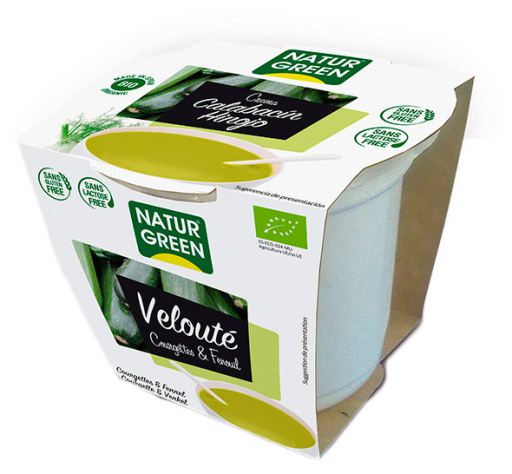 Naturgreen Soup creamy courgettes and fennel Bio 310 g