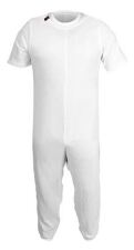 Sanitized Anti-Diaper Pajamas Long Short Sleeve White L