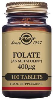 Solgar Folic Acid 100 tablets