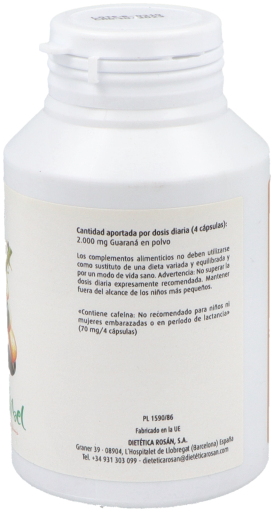 Herdibel Guarana 500 mg 120 Capsules