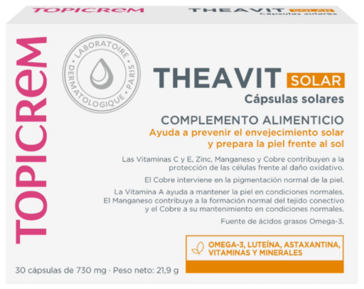 Topicrem Theavit Solar 30 Capsules