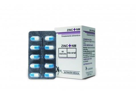 Nutrici&oacute;n M&eacute;dica Zinc + Nm 250 Mg 60 Capsules