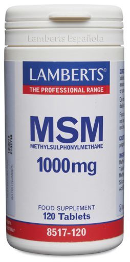 Lamberts MSM natural source 1000 mg 120 tablets