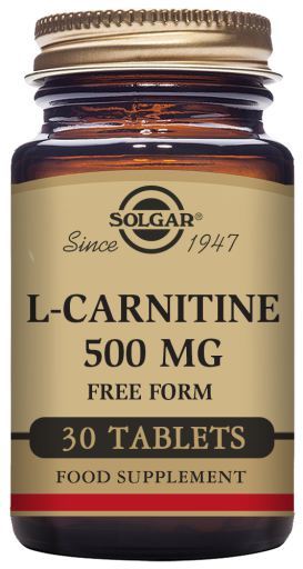 Solgar L-Carnitine 500 mg Tablets