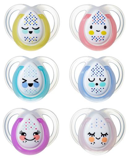 Tommee Tippee 2 Night Pacifiers