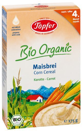 Corn pudding with Organic Carrot 175 Gr