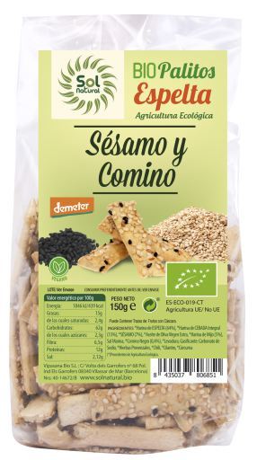 Black sesame and Comino Bio 150 gr