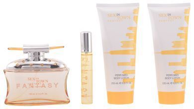 Sex In Town Fantasy Eau De Perfume 100Ml Vapo. + Body Milk 200ml + Gel 200ml + Eau De Perfume 20Ml V