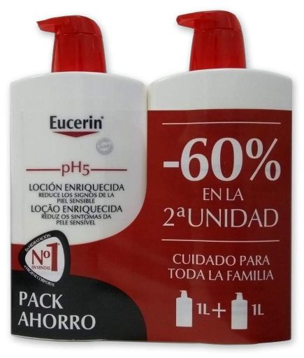 Enriched Lotion 1L + 1L protects the skin against irritation