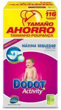 Activity Diapers Size 3 of 4-10 Kg 116 Units