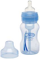 Baby Bottle Blue Mouth Wide 270 ml