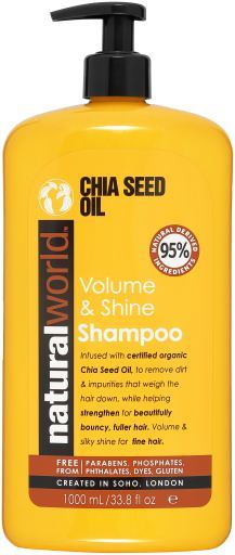 Chia Seed Oil Volume & Shine Shampoo 1000 ml