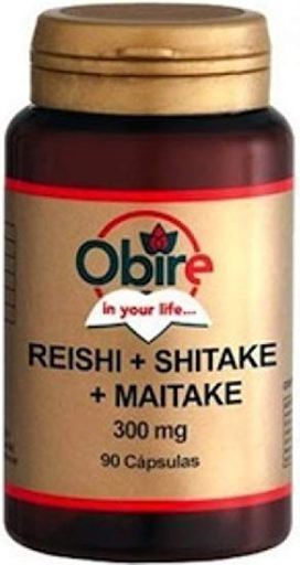 Obire Reishi Shitake Maitake 90 Capsules 300 mg
