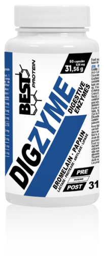 Best Protein Digzyme 60 C&aacute;psules 526 mg No Taste