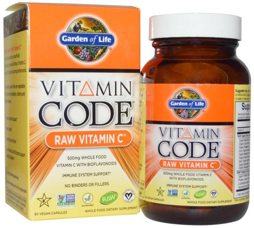 Vitamin Code Raw Vitamin C 500Mg 60 Veggie Capsules