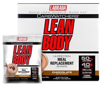 Carb Watchers Lean Body Mrp Chocolate 42 Packets
