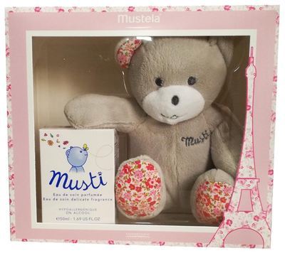 Musti Eau de Soin Delicate Fragrance 50 ml + Teddy