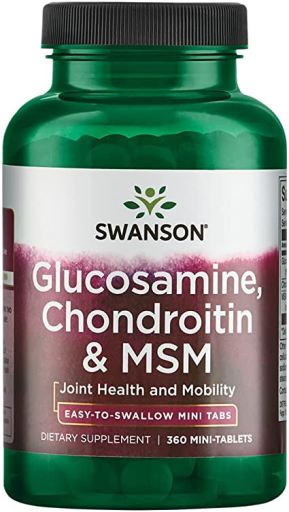 Glucosamine Chondroitin & MSM 750/600/300 mg 360 Minitabs