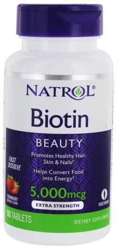 Biotin Fast Dissolve 5000 mcg 90 Tablets