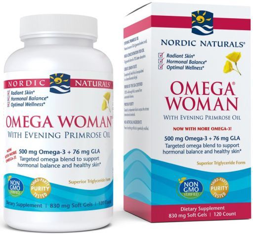Omega Woman 500 mg Omega-3 120 Softgels