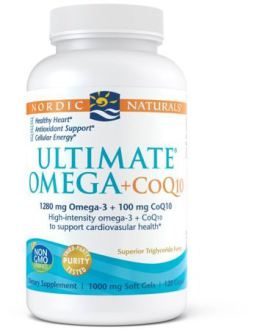 Ultimate Omega 3 + CoQ10 1280 mg 60 Softgels