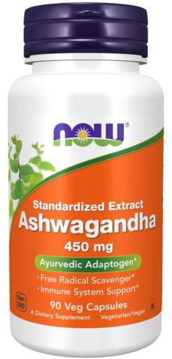 Ashwagandha 450 mg 180 Vegetable Capsules