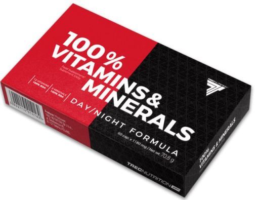 100% Vitamins & Minerals 60 Capsules