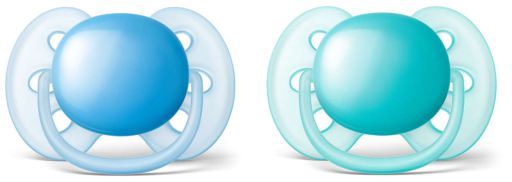 Blue UltraSoft Pacifier 6 to 18 Months 2 Pieces