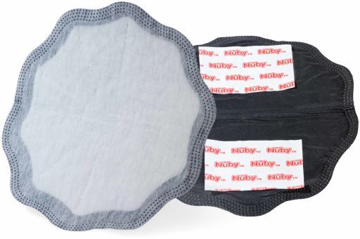 Nursing pads, contains 28x black + 2x white
