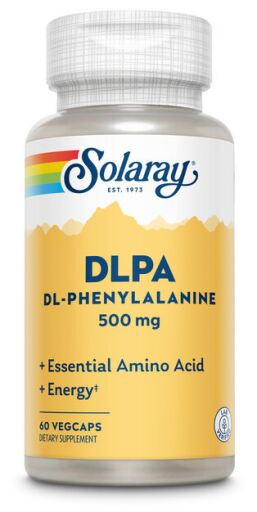 Solaray DL-Phenylalanine 500 mg 60 Vegetable Capsules