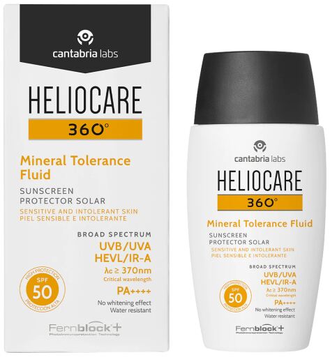 Heliocare 360 Mineral Tolerance Fluid SPF 50 50 ml