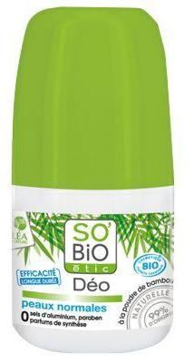 SO'BiO &eacute;tic Deodorant Roll On Bamboo Normal skin 50 ml