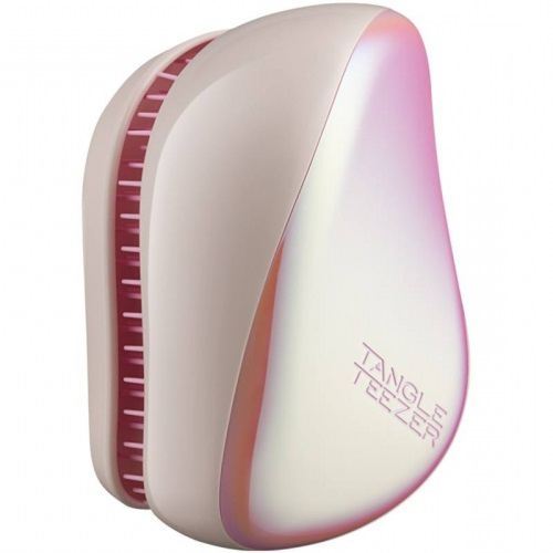 Compact Holographic Pink Styler Brush