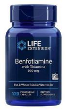 Benfotiamine with Thiamine 100 mg 120 Veggie Capsules